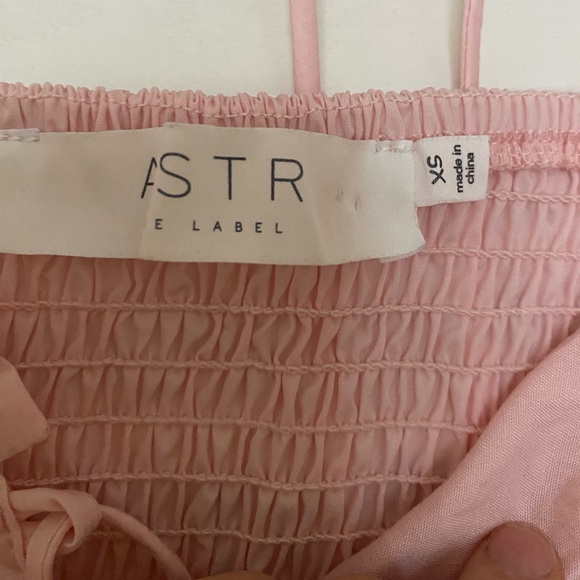 ASTR The Label Puff Sleeve Pink Bustier Blouse | XS - Picture 2 of 4